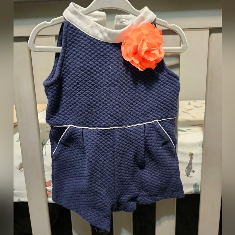 Janie & Jack | Quilted romper | 6-12m